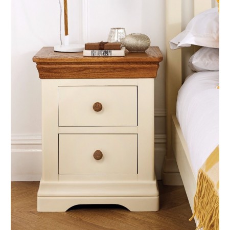 Oak04 : Tủ Gổ Sồi 2 Ngăn Kéo 